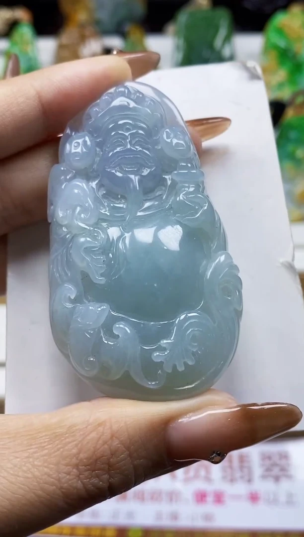 颈饰未镶嵌翡翠翡翠A货
