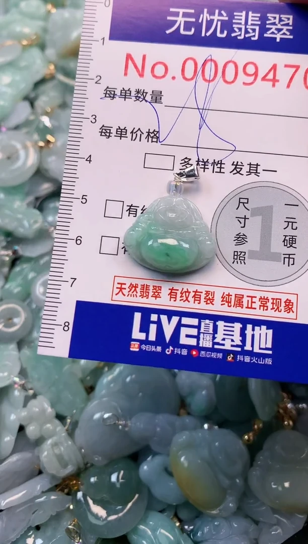 颈饰未镶嵌翡翠9470