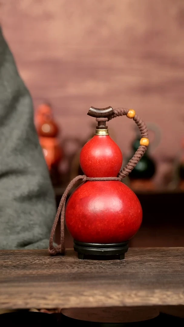 691号中药煮色  大漆葫芦水壶/酒壶 一物一拍