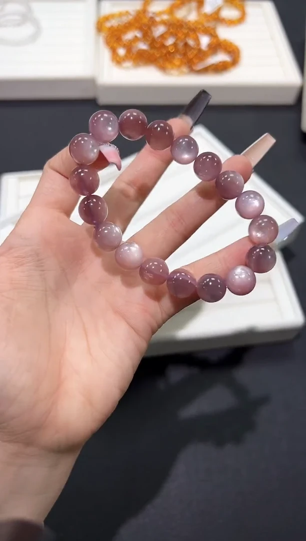 水晶手链未镶嵌69l多样性发其一【1条】默认微瑕11mm