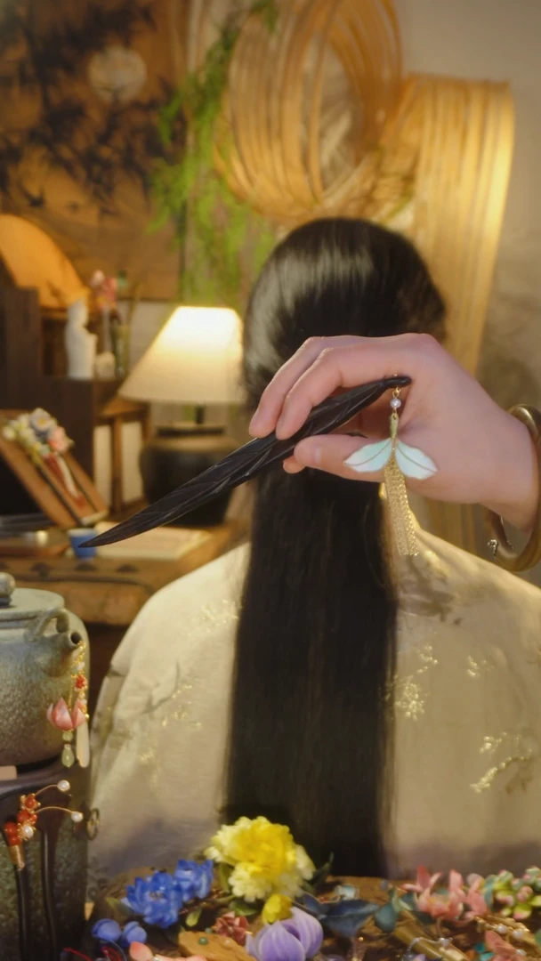 木原创设计柳梢小步摇