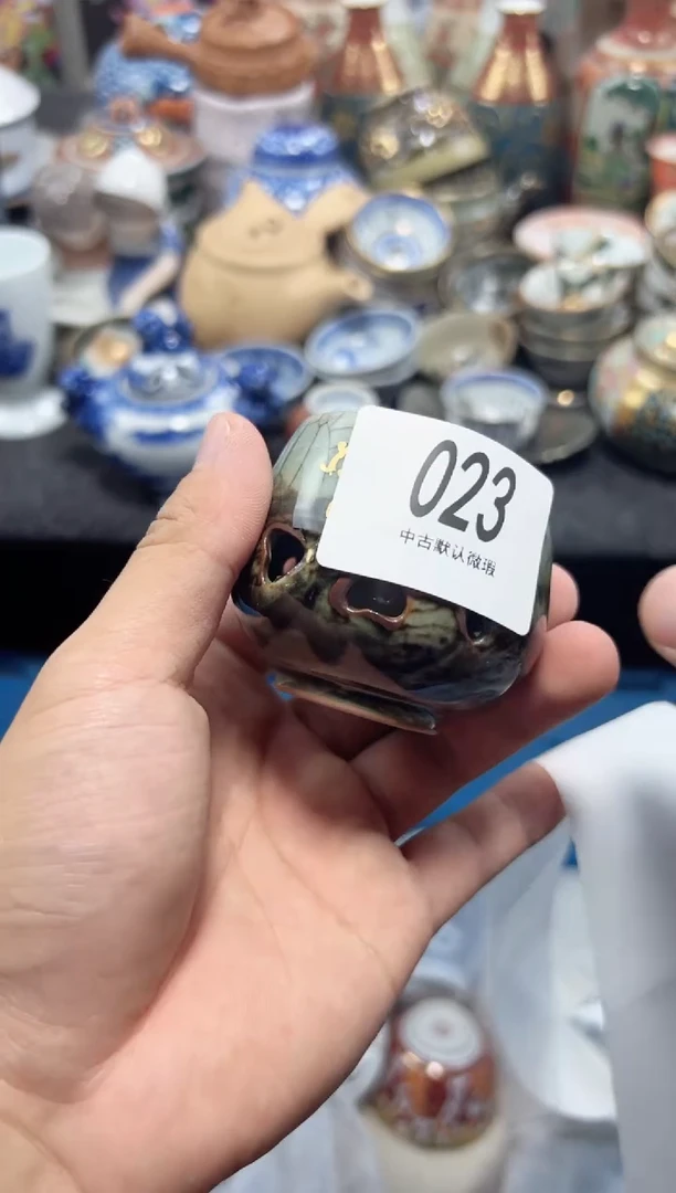 瓷片夏目海外回流瓷器中古品。