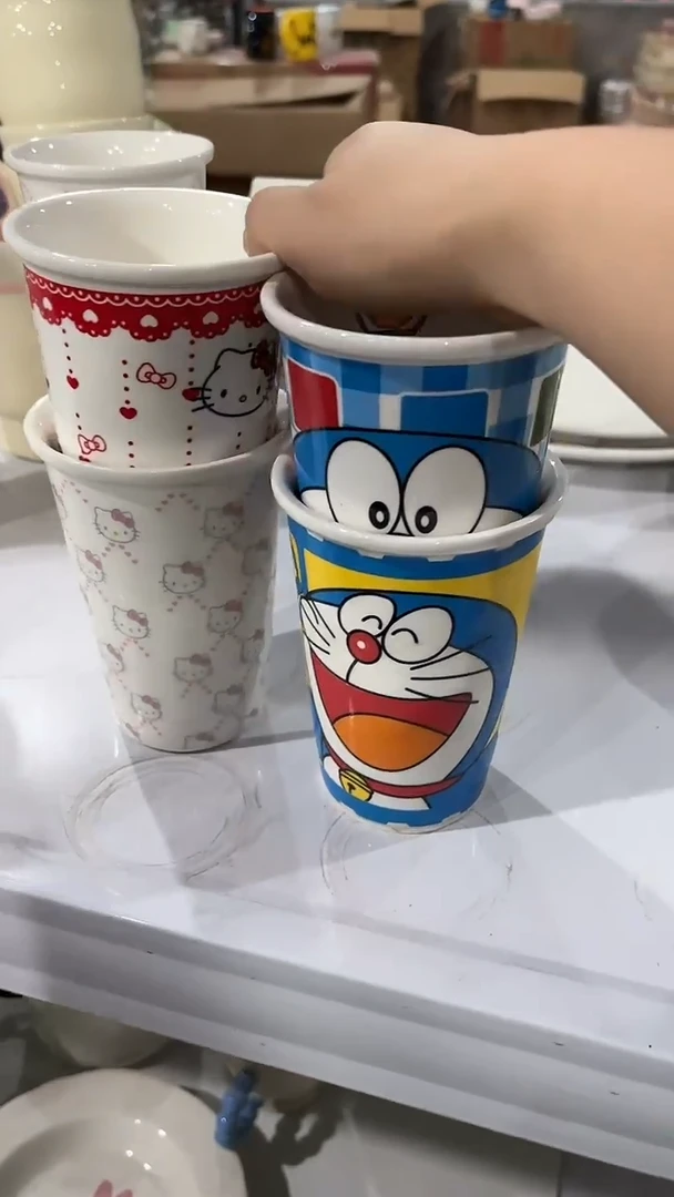 万****璃家湖高温陶瓷杯 微瑕4个