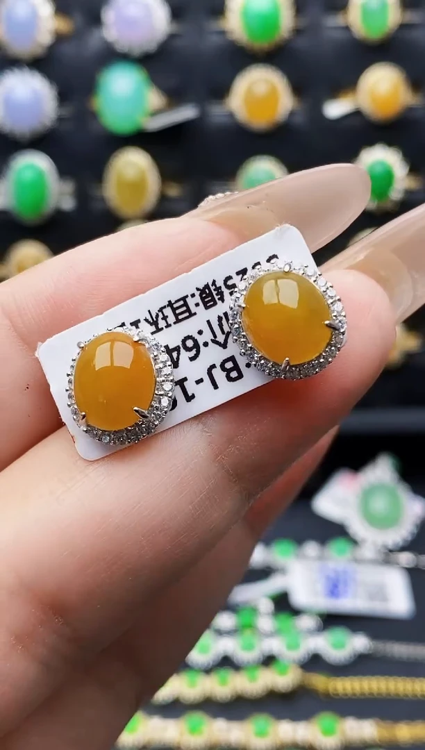 银S925镶嵌戒指翡翠0102