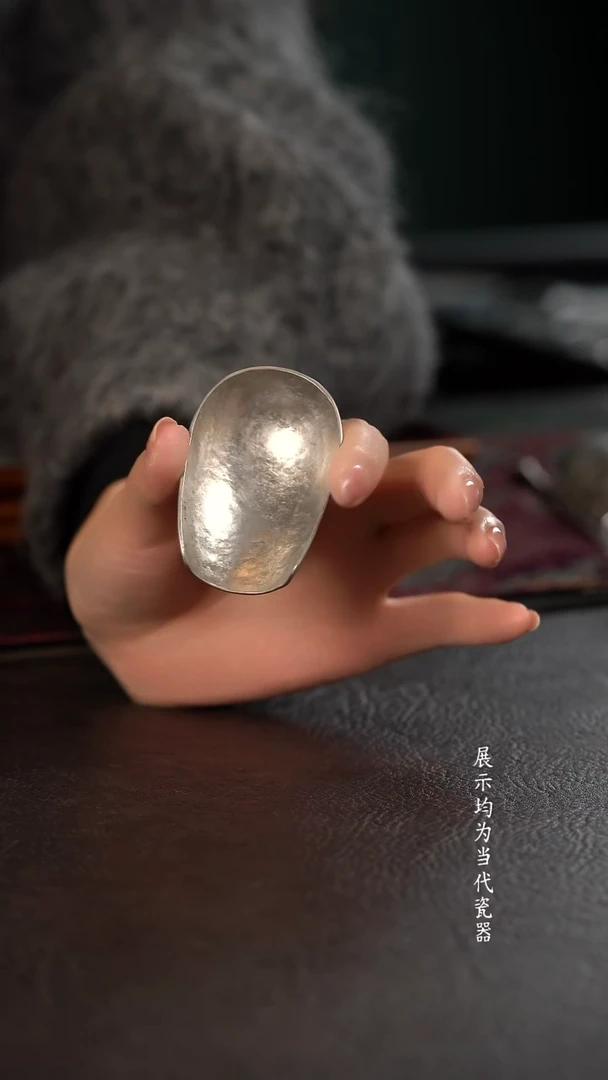 君心茶事陶瓷周边锡茶则 晓晓