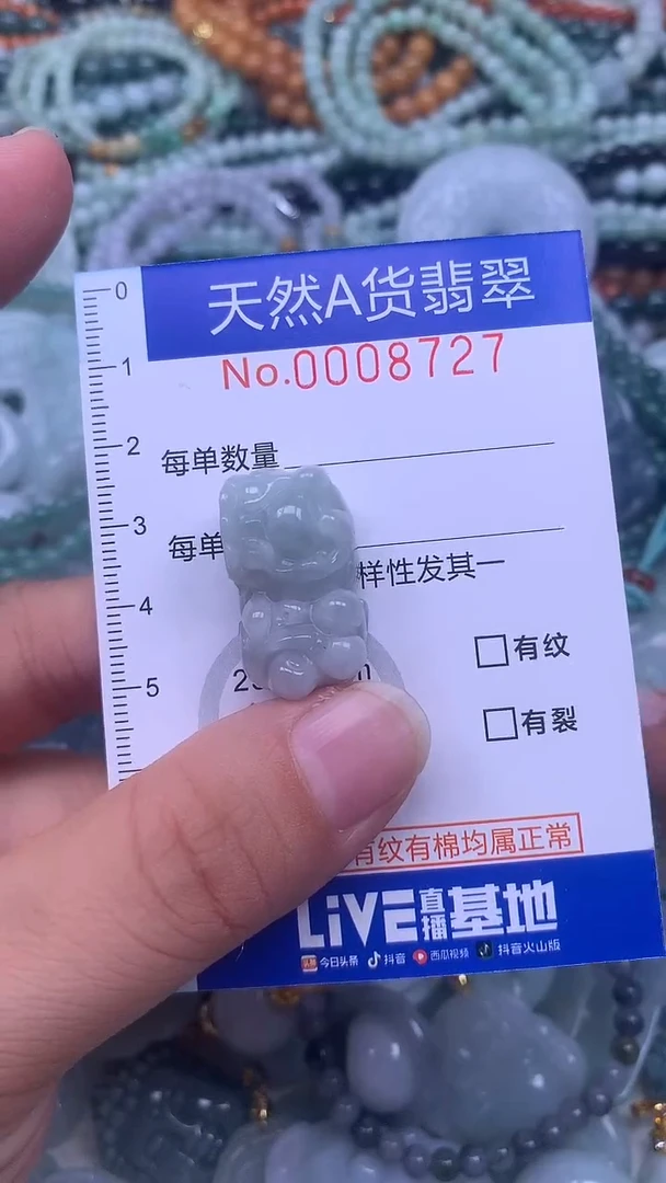 颈饰未镶嵌翡翠天然翡翠