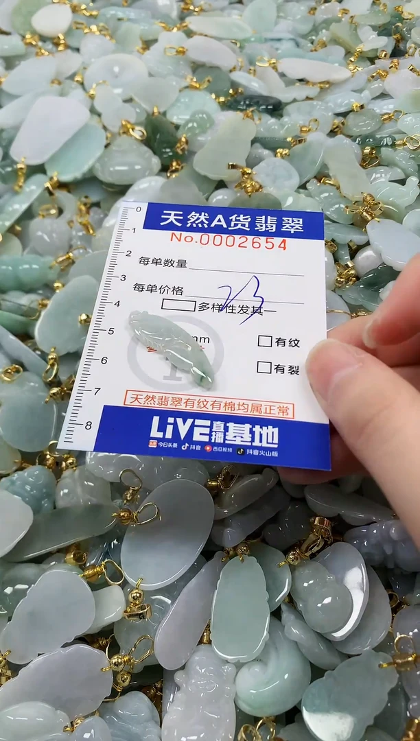 颈饰未镶嵌翡翠纯天然a货翡翠