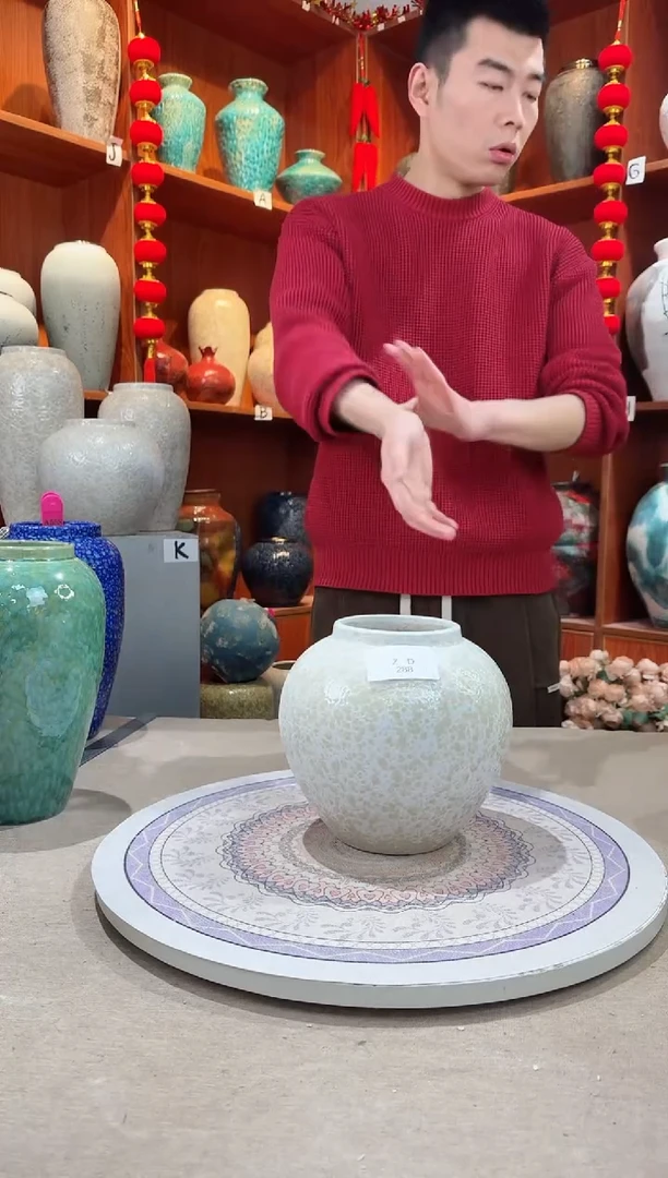 【闪购商品】瓶陶瓷花瓶 无花 瑕疵ZD288