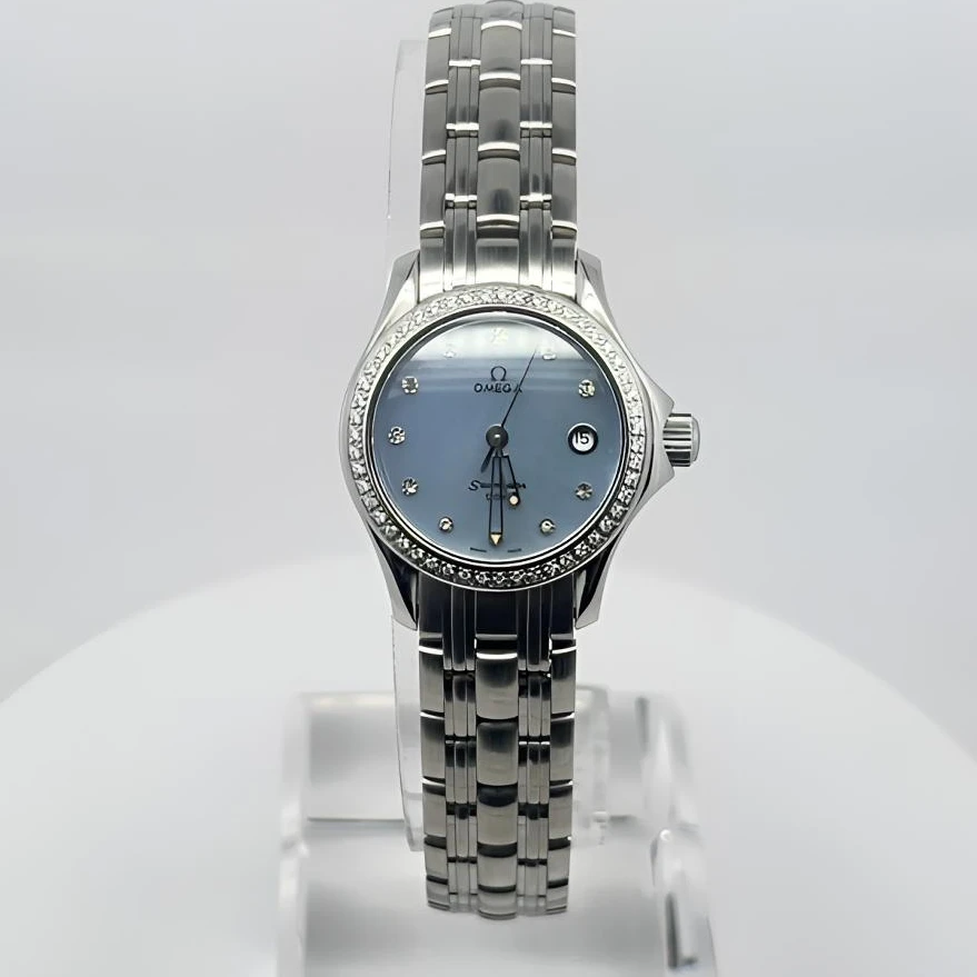 99新 Omega/欧米茄 石英腕表26mm后钻/公价85999/jm3410
