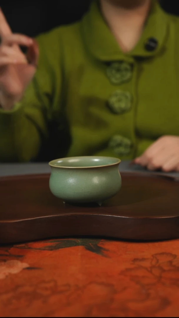 杯子瓷汝州原产地原矿仿古老釉q