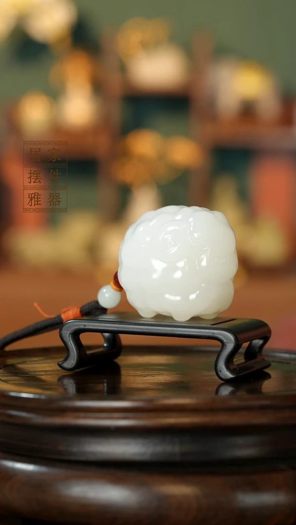 玉《喜气洋洋》摆件
