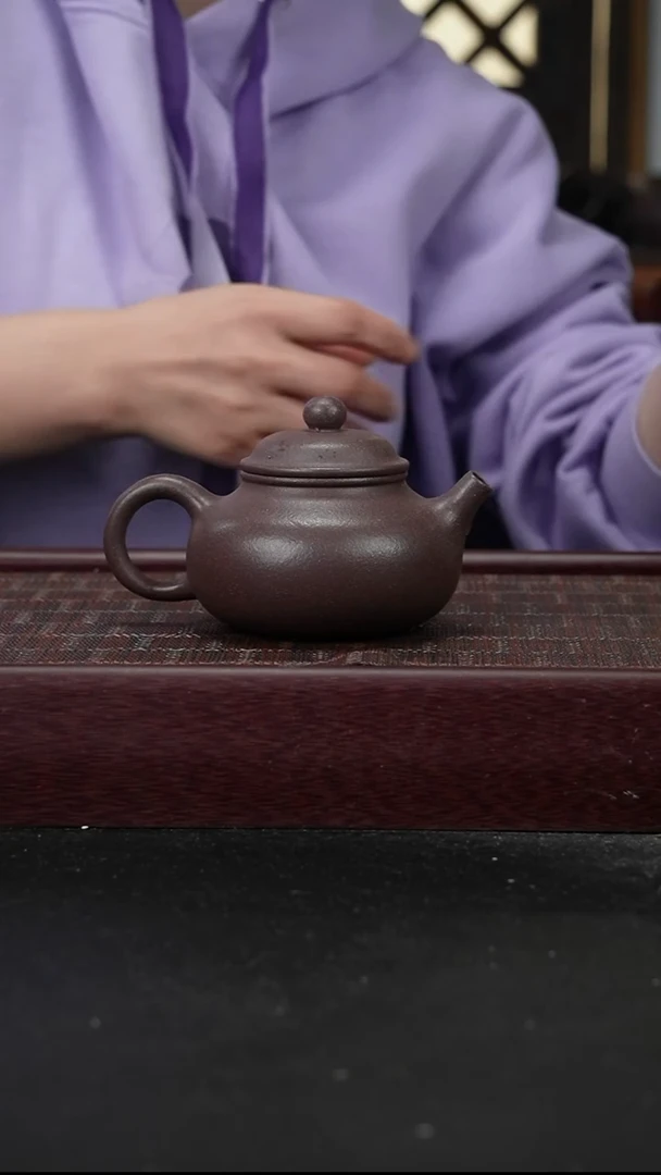 茶壶紫砂lzx全砂天青 容天