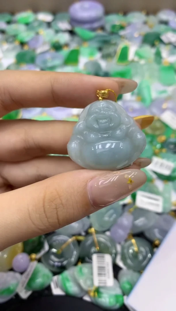 颈饰未镶嵌翡翠天然缅甸翡翠A货