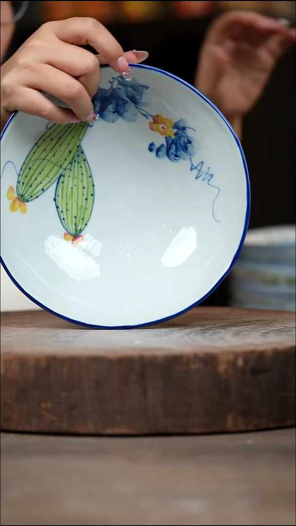 瓷片景德镇高温釉下彩（食品级）