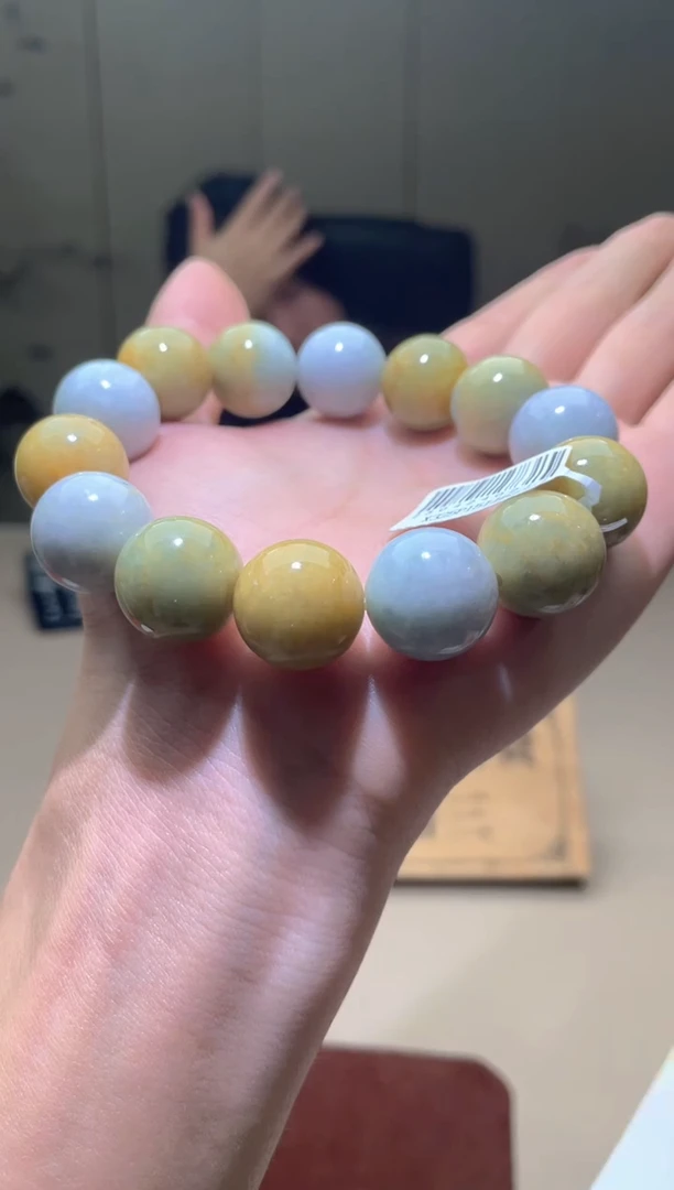 未镶嵌定制翡翠珠串 拍一发一