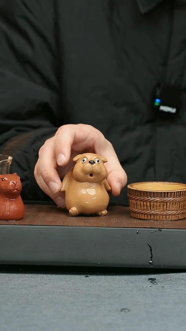 【闪购商品】紫砂茶壶茶宠-目瞪狗呆-大