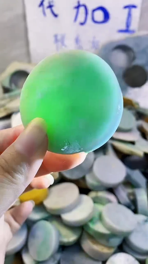 裸石翡翠纯天然翡翠A货38