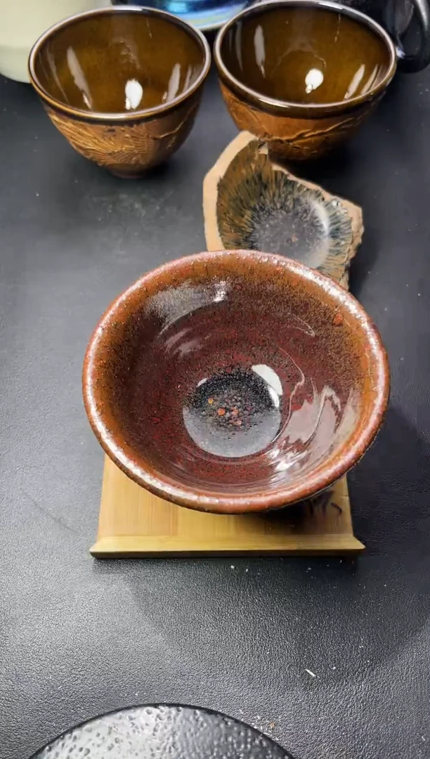 茶盏194叶紫建盏