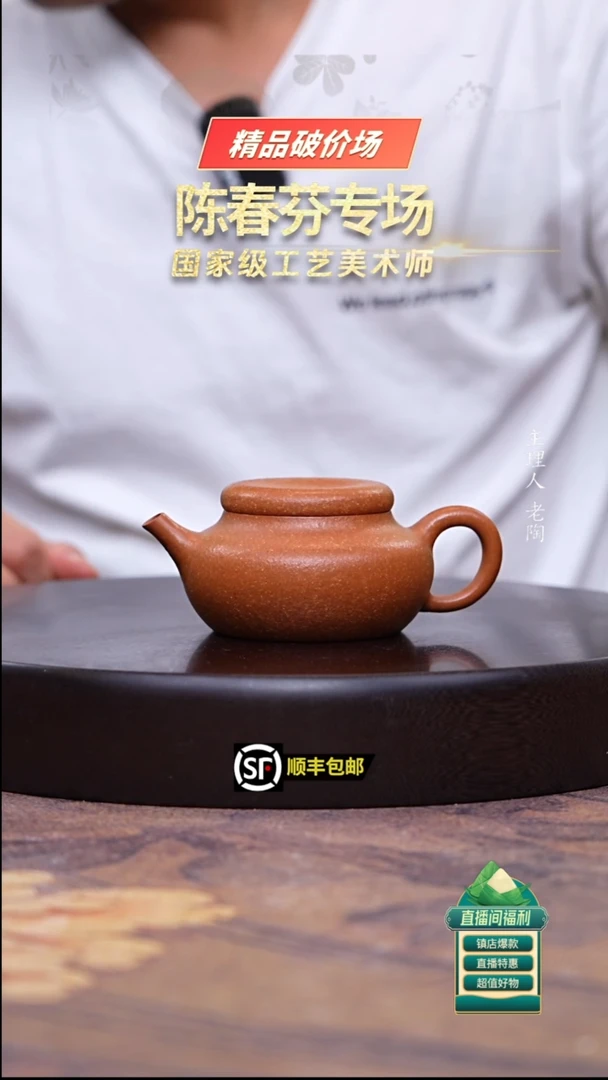 茶壶紫砂黄降坡汲泉200cc