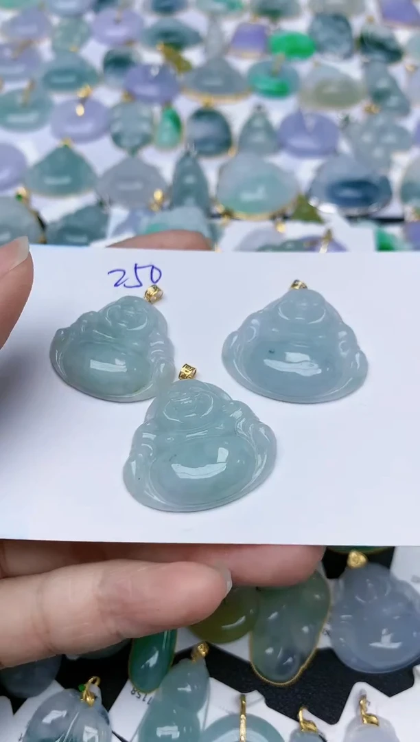 【闪购商品】翡翠颈饰合金天然翡翠A货 多样性发其一）250