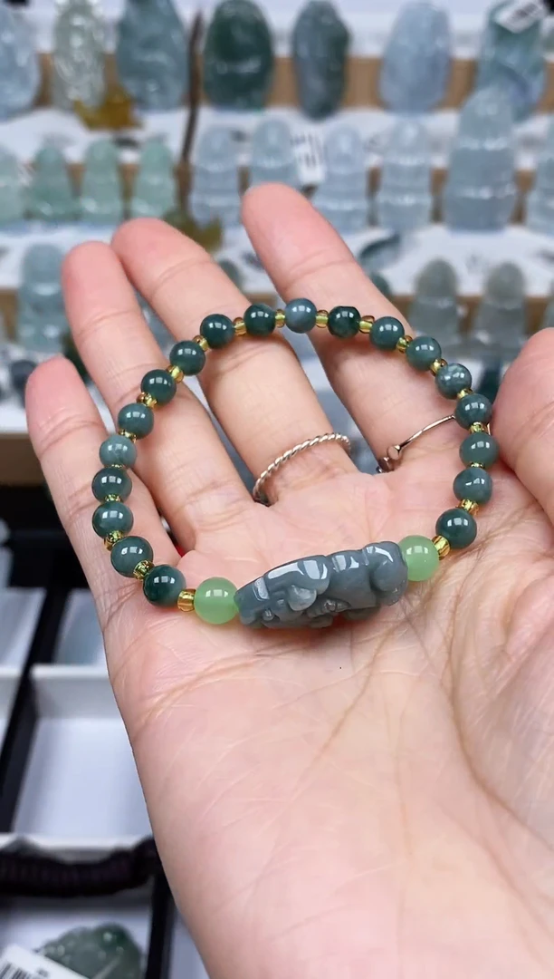 未镶嵌手链翡翠手链卡5