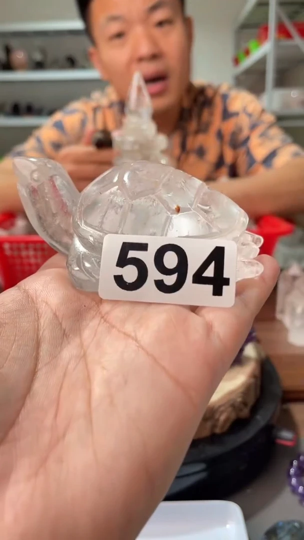 未镶嵌水晶大型摆件（非配饰）白水晶乌龟594