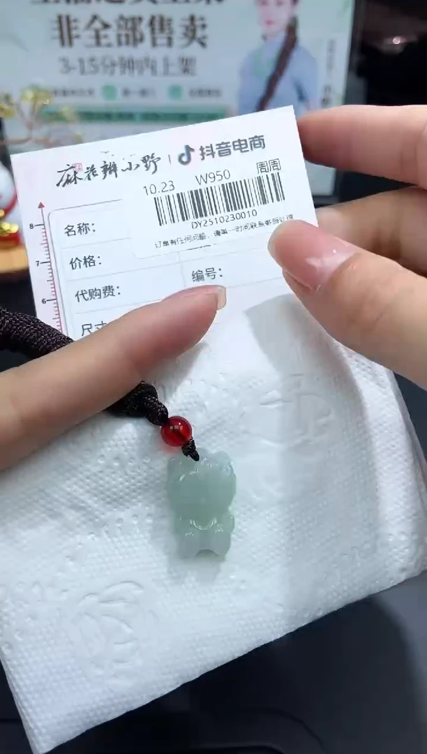 颈饰未镶嵌翡翠天然翡翠A货10多样性发一