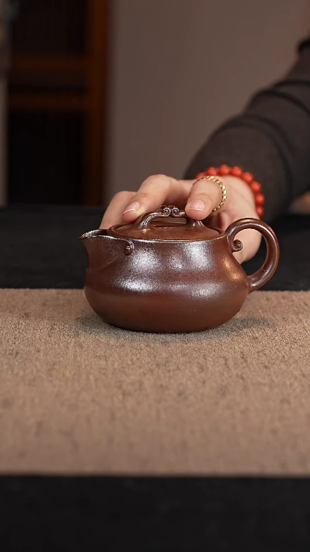 【闪购商品】紫砂茶壶底槽青壶浚