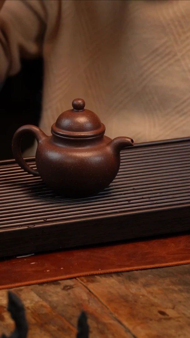 【闪购商品】紫砂茶壶寿珍掇球粗