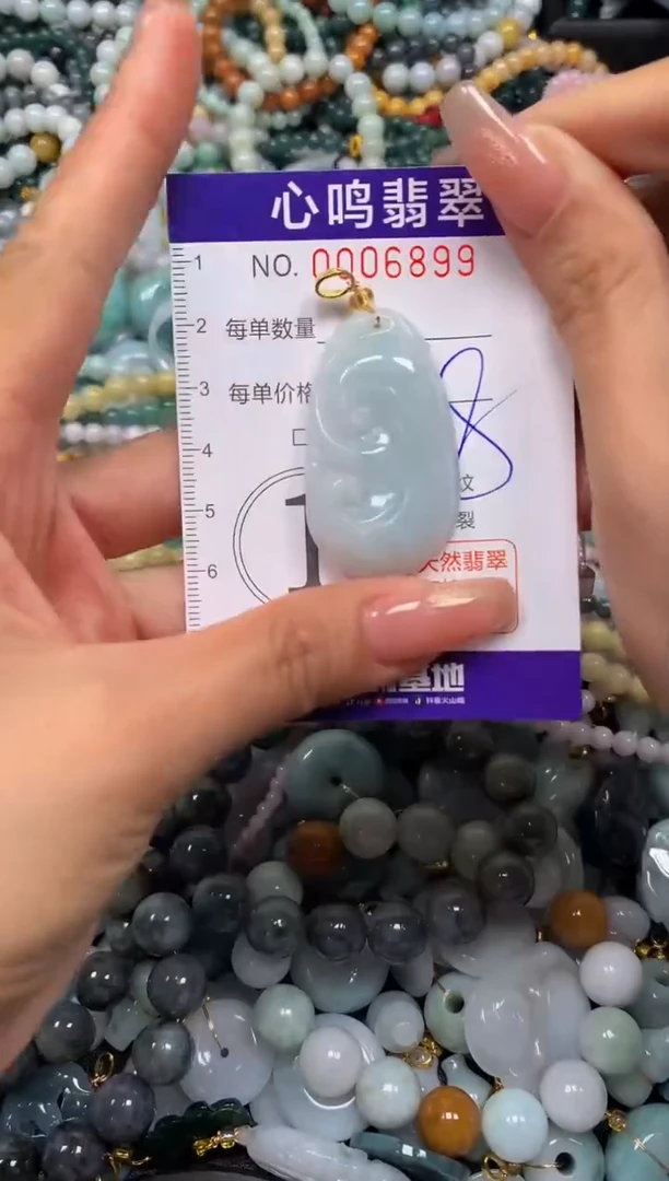 翡翠未镶嵌颈饰闪购006899
