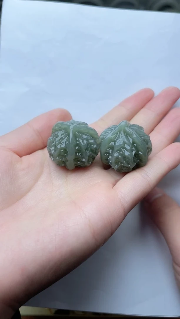 【闪购商品】和田玉手把未镶嵌核桃一对kk