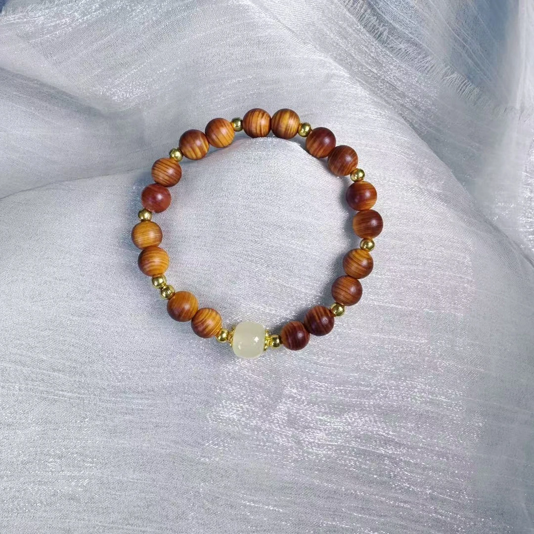 m-ak003崖柏单圈手串8m