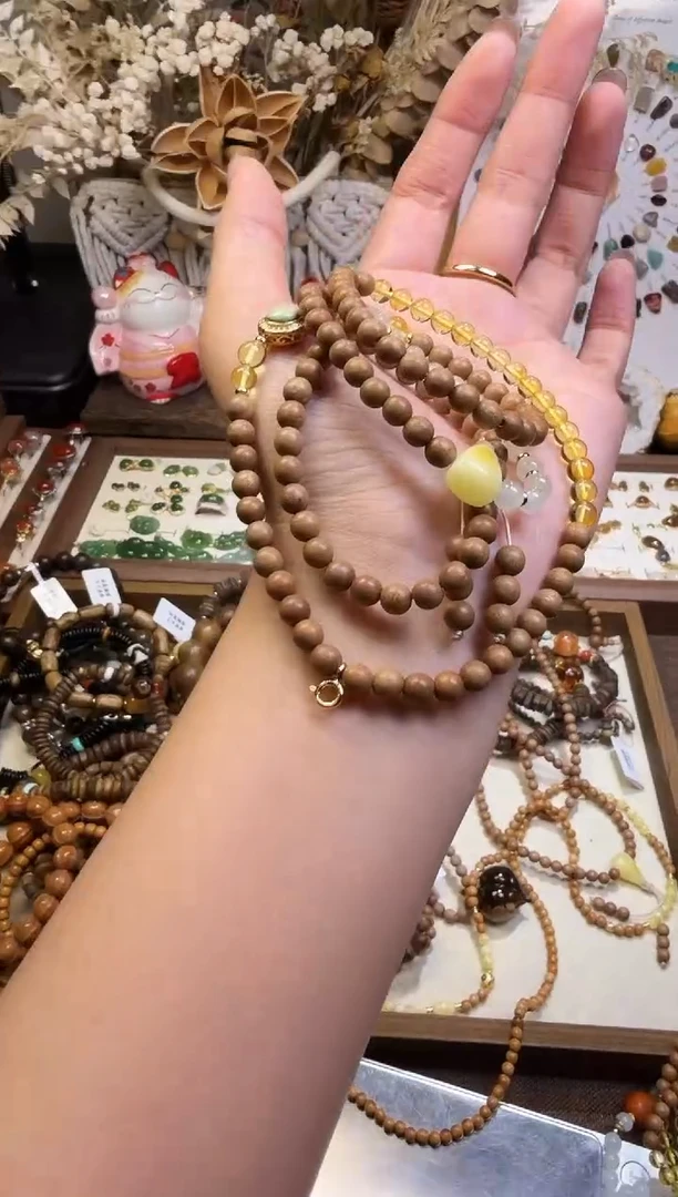 水晶摆件未镶嵌珠链