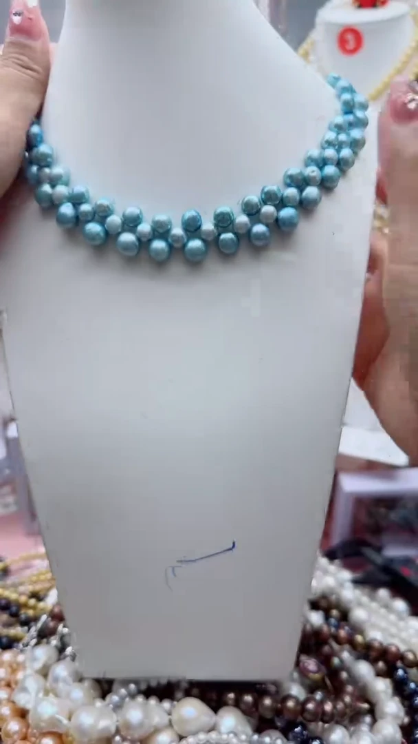 淡水珍珠未镶嵌颈饰1