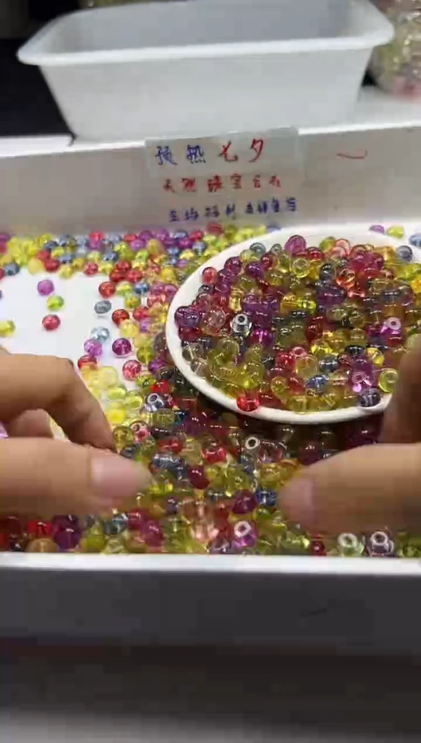 未镶嵌颈饰水晶w1619多宝阿赛算盘8*4mm20颗