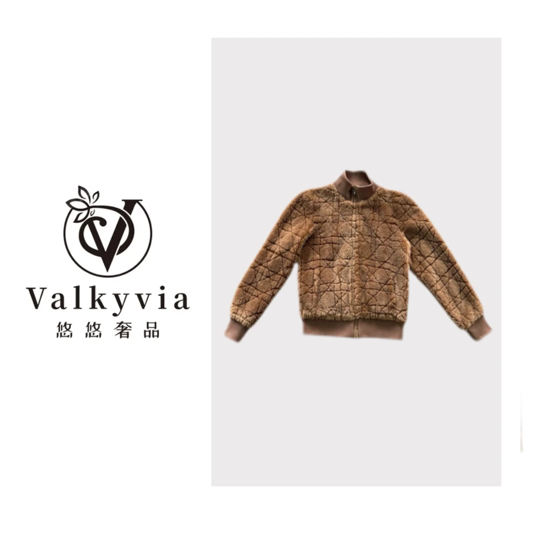 【Valkyvia/悠悠奢品】25冬季新款手工剪花全羊毛外套002