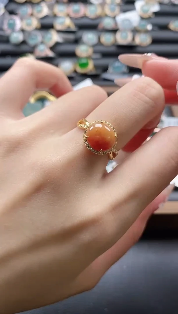 【闪购商品】翡翠戒指银S925镶嵌51511