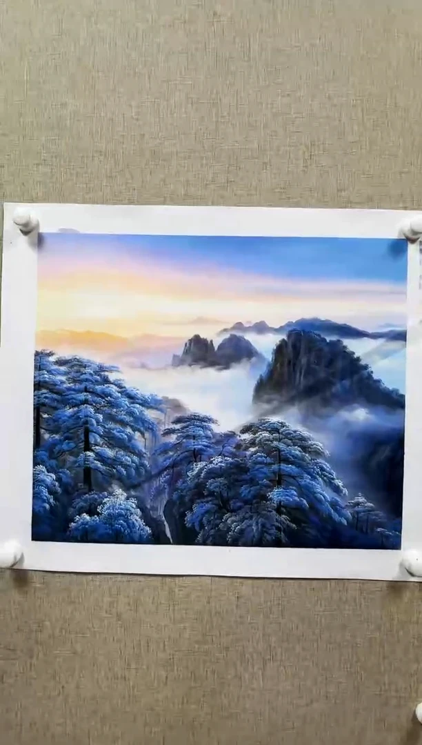 国画王国强精品作品