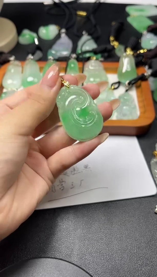 颈饰未镶嵌翡翠所见即所得   一图一物