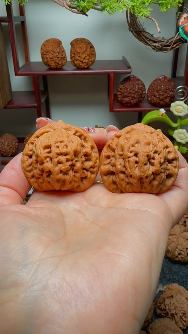 【闪购商品】文玩核桃把件金公子43尺寸