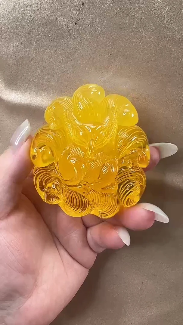 琥珀颈饰未镶嵌吊坠