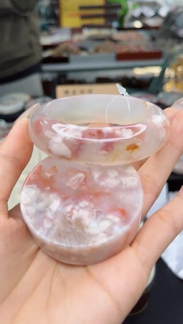 【闪购商品】石英质玉手镯未镶嵌56圈口（赠品镯心）6505347