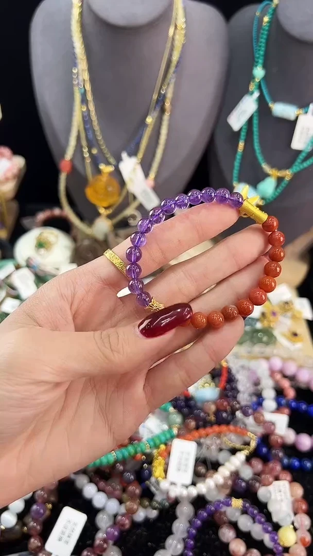 【闪购商品】紫晶手链未镶嵌手串