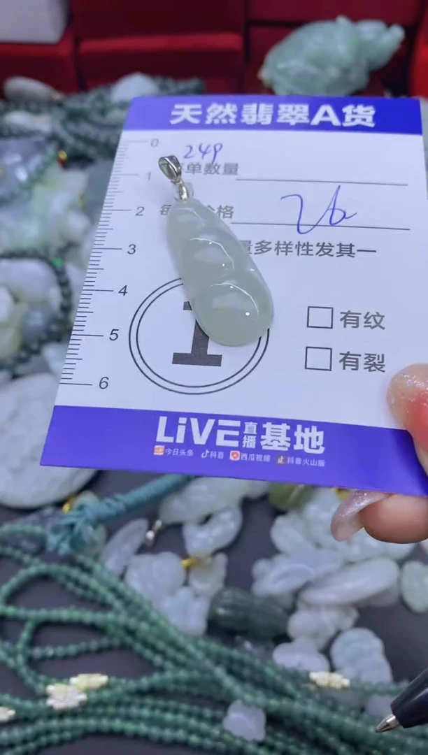 颈饰未镶嵌翡翠天然翡翠A货批量多样性发一件