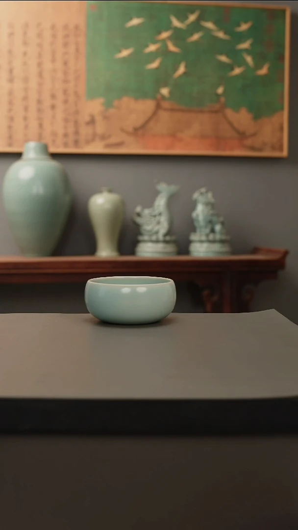 杯仿古釉原矿    禅定