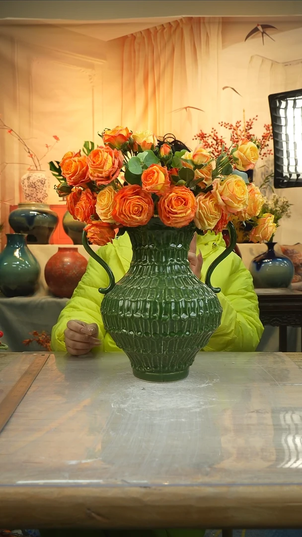 高度30 口径16陶瓷花瓶