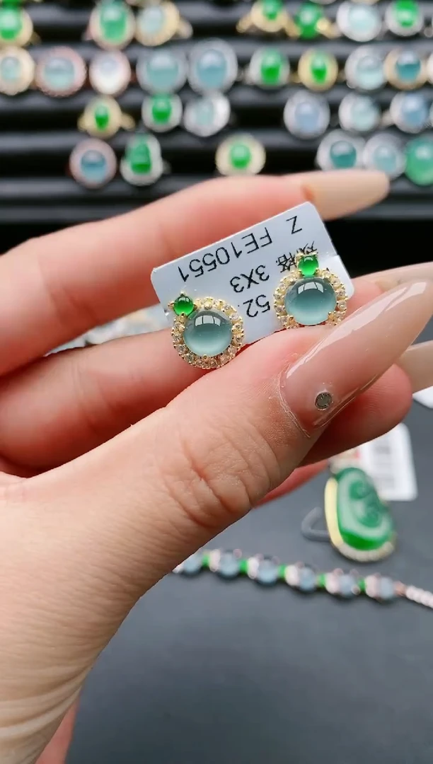 【闪购商品】翡翠戒指银S925镶嵌1111111