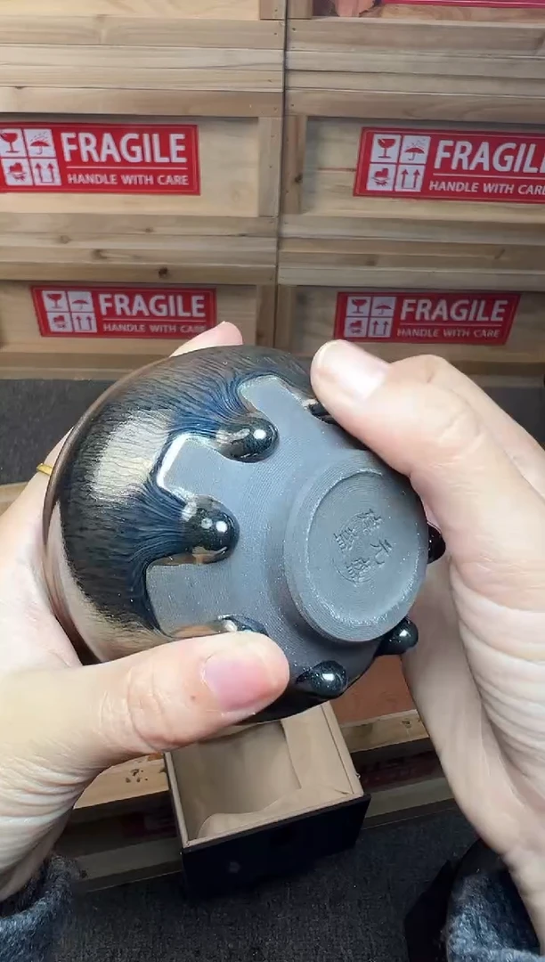 茶盏八方来财 建窑建盏主人杯