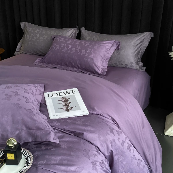 （维也纳系列）全棉提花高奢纯棉四件套长绒棉色织提花床上用品套件