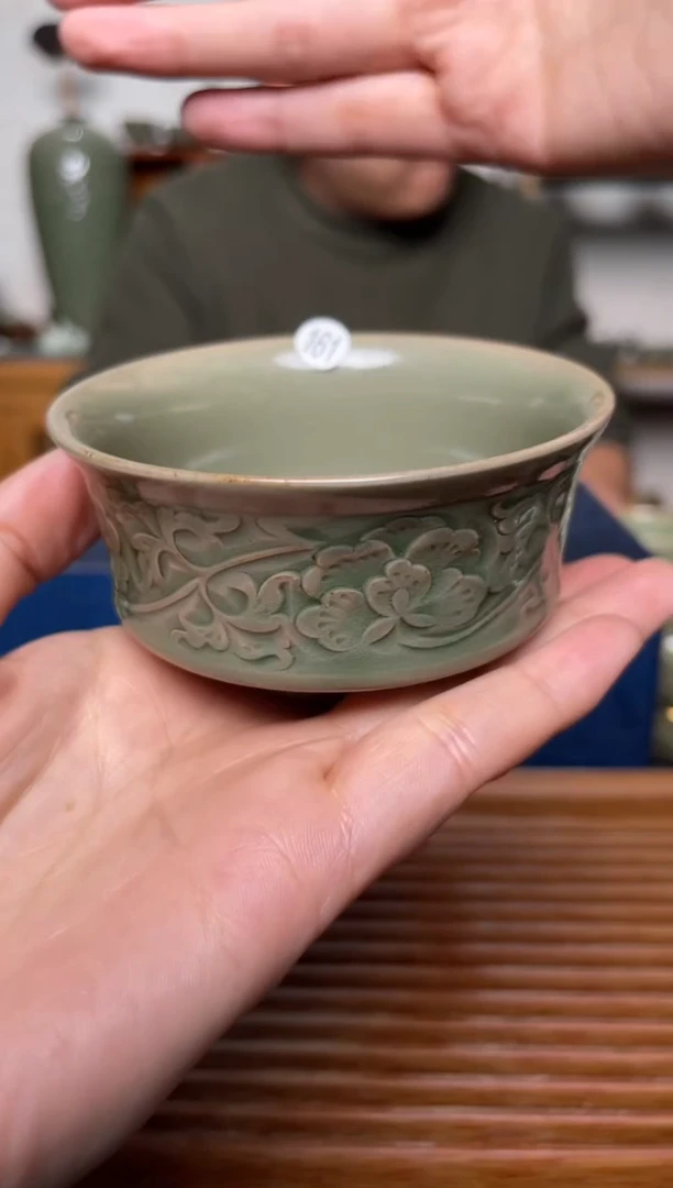 【闪购商品】其他161王晓娜缠枝牡丹扯足杯